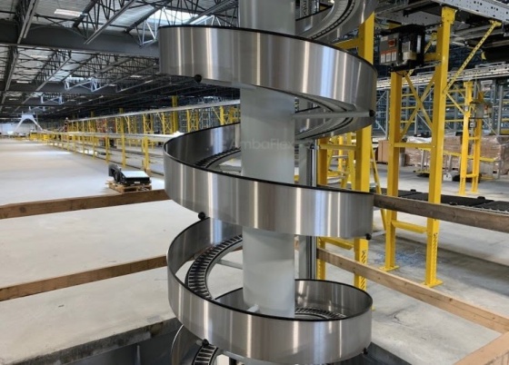 All-purpose spiral conveyor for medium to large products